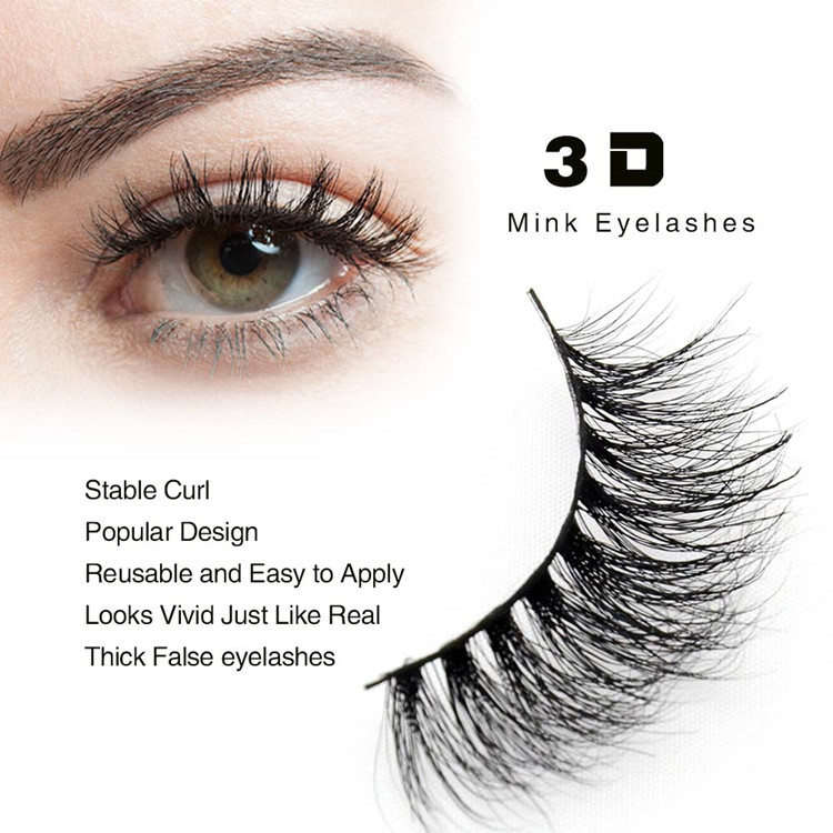 Premium Messy Cross Siberian 3D mink Eyelash Y-55-PY1